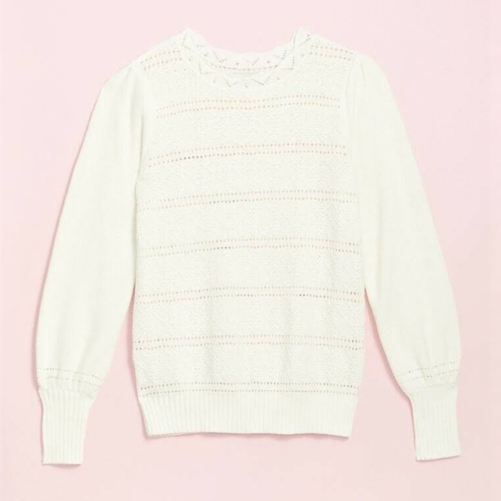Loft Pointelle Sweater